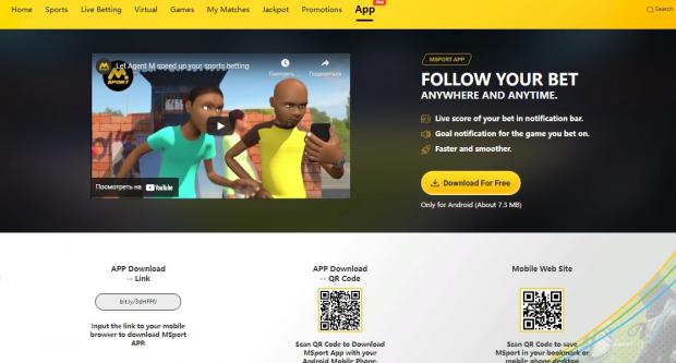 msport login password